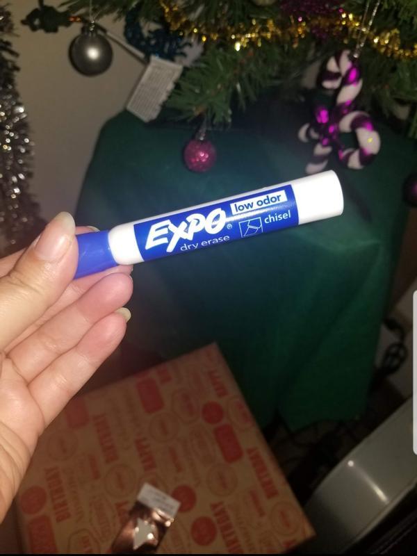 Less odor dry eraser. So bold and writes smooth.