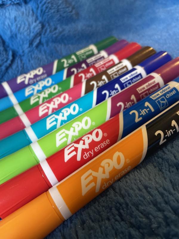 Testing different dry erase markers… Brand: Expo Neons for window/mirr