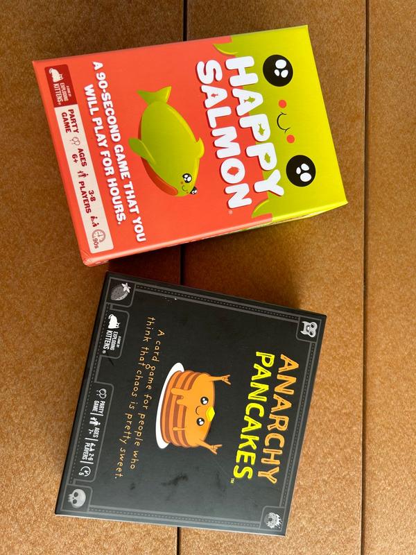  Exploding Kittens Happy Salmon Family-Friendly Party - Card  Games for Adults, Teens & Kids : Toys & Games