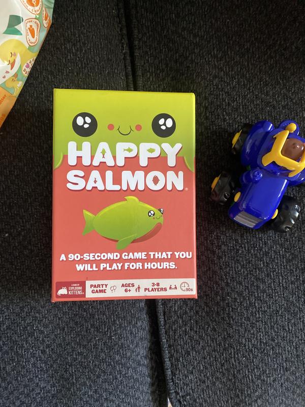  Exploding Kittens Happy Salmon Family-Friendly Party - Card  Games for Adults, Teens & Kids : Toys & Games