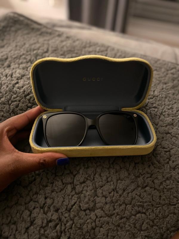 Gucci Brown Sunglasses with Case Gucci sunglasses matching with case and... | Depop main image 4