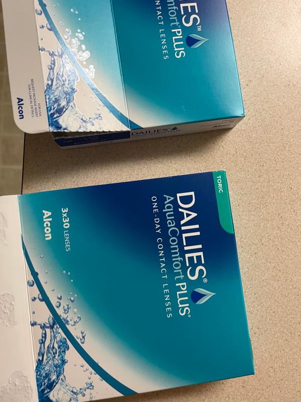 DCダイレクト　トゥーフェイス　バスト Dailies AquaComfort Plus Toric (90 Pack) Contact Lenses | Free