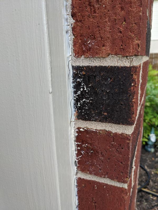 Before: Basic paint splatter, soaked only a couple mins