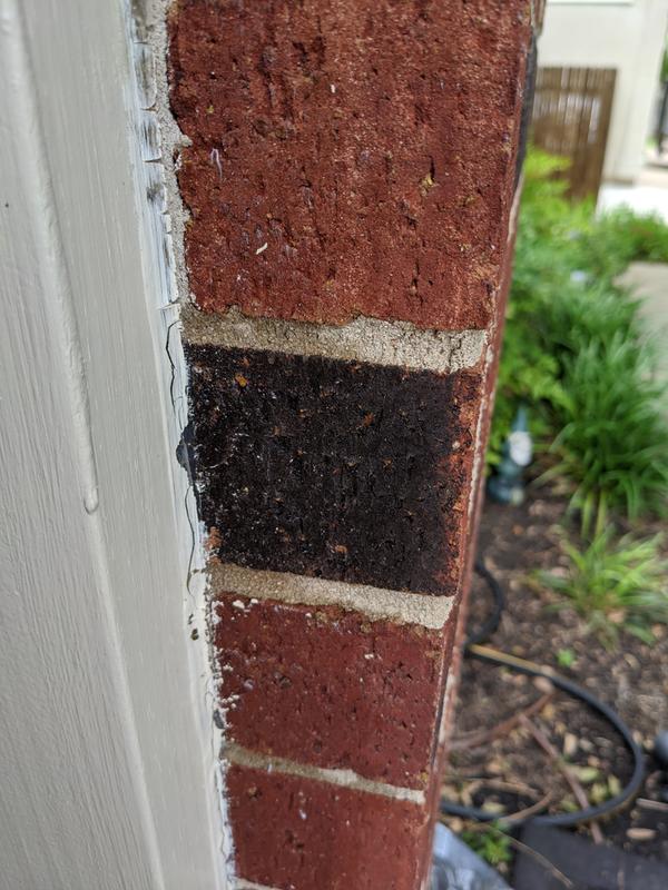 After: Basic paint splatter removal after a couple mins soaking in solution.