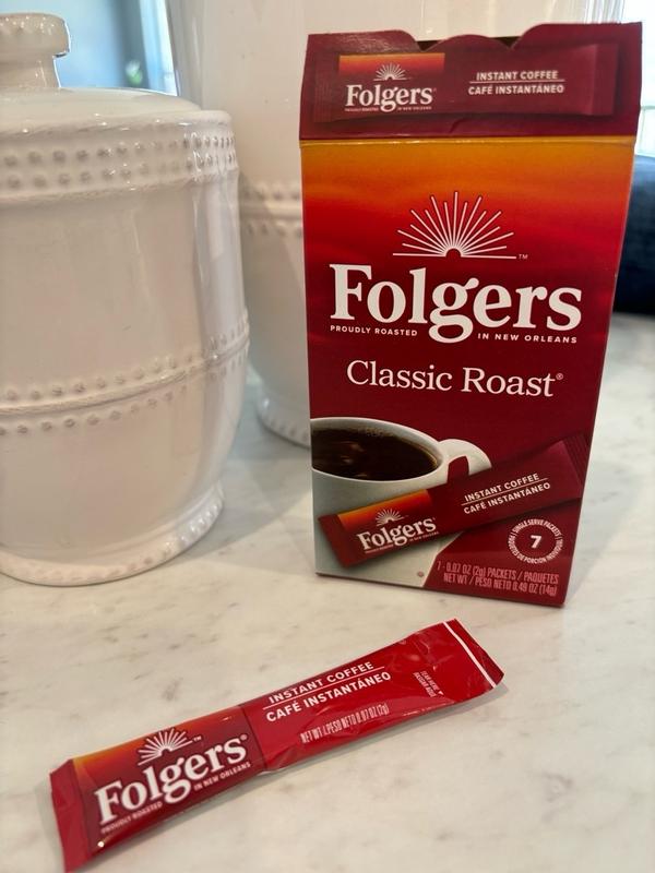 Folgers instant coffee packets best sale