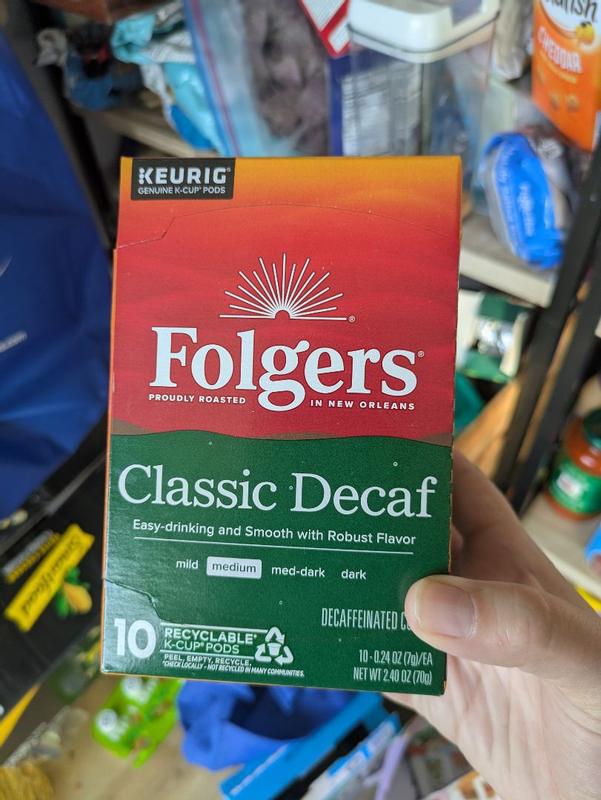 Classic Decaf Coffee K-Cup pods