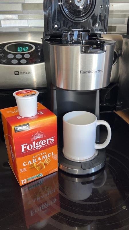 Famiworths Hot & Iced Coffee Maker K-Cup & Ground Coffee REVIEW