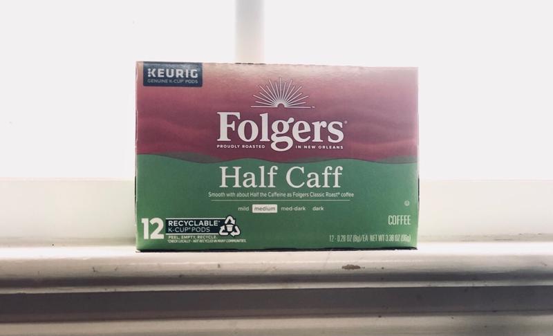 Half Caff K cup pods