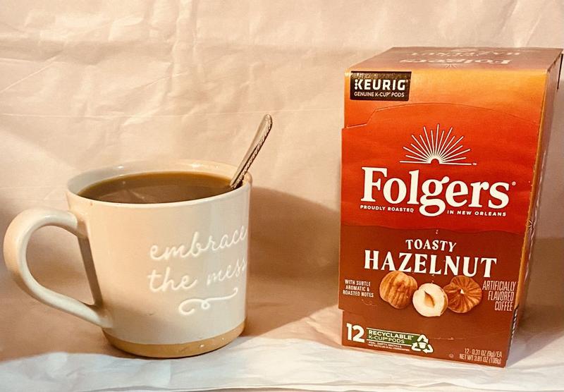 Folgers Toasty Hazelnut Coffee K-Cups, 24/Box - W.B. Mason