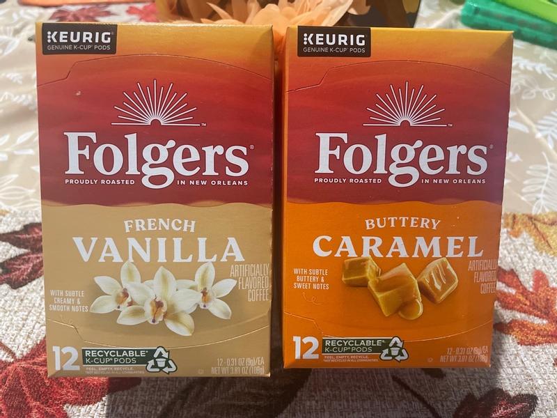 Folgers Simply Gourmet Natural Vanilla Flavored Ground Coffee, With Other  Natural Flavors, 10-Ounce Bag 