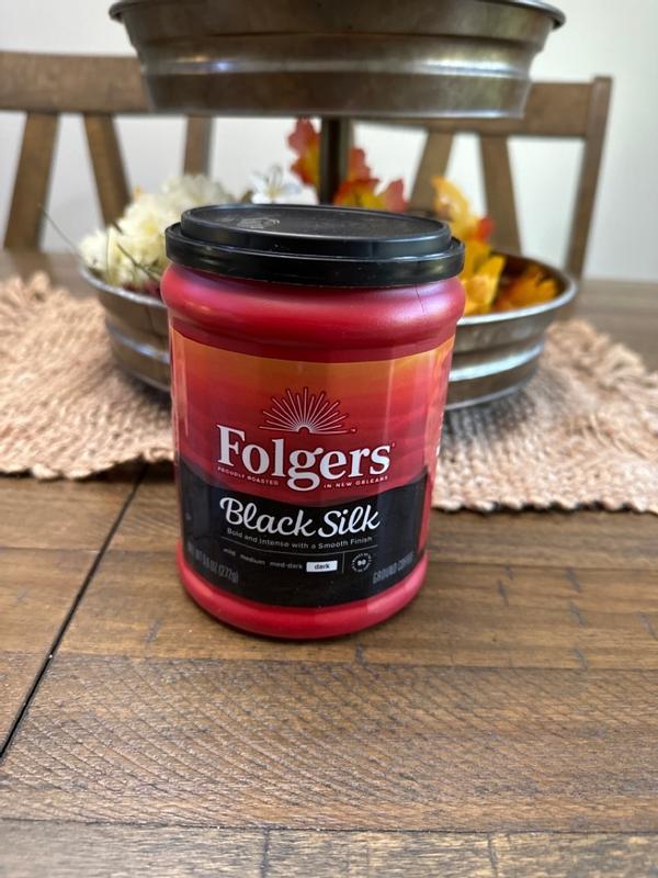 Folgers Ground Coffee Black Silk 33.7 oz