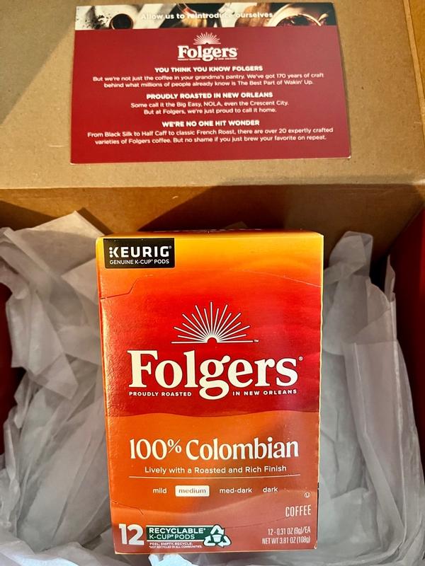 Buy Folgers Colombian Coffee, Medium Roast, Keurig K-Cup Pods, 10 ct from  Dollar General - Instore
