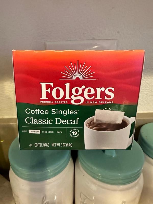 Decaf coffee singles best sale