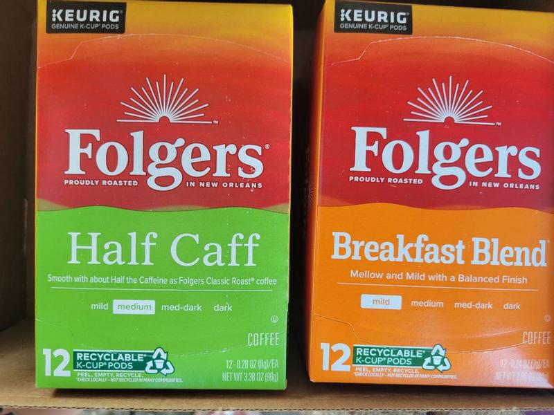 Breakfast Blend Coffee K Cup pods