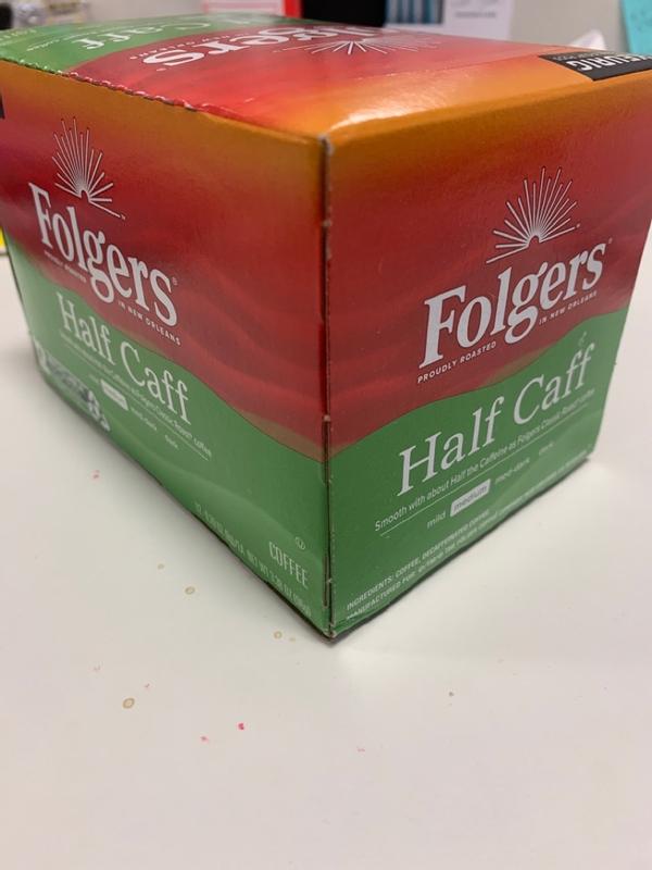 Folgers half caff k cups best sale