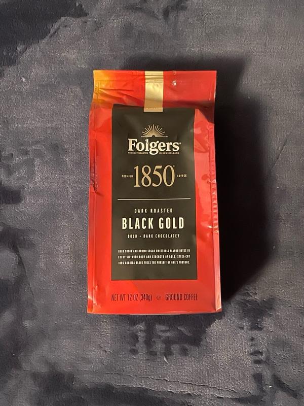 Buy Folgers 1850 Black Gold Dark Roast Ground Coffee, 12 oz from Dollar  General - available