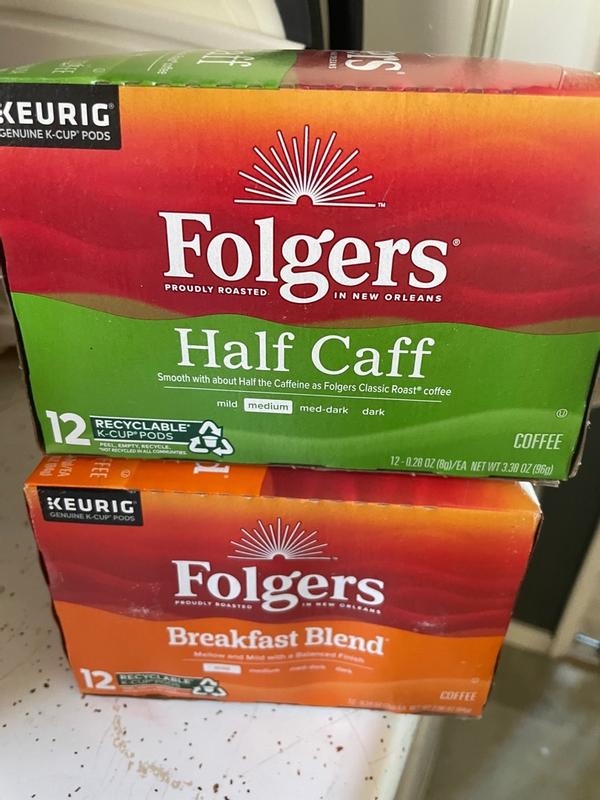 Half Caff K cup pods