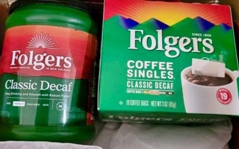 Decaf coffee clearance singles