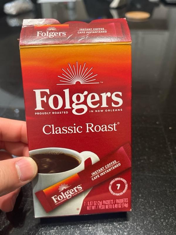 Folgers instant coffee packets hotsell