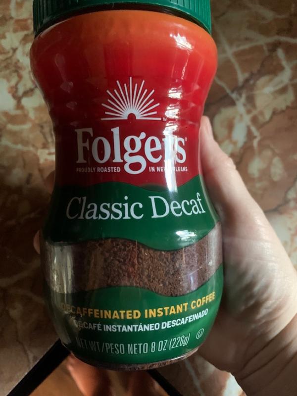Folgers Classic Decaf Instant Coffee, 8-Ounce Jar Meijer