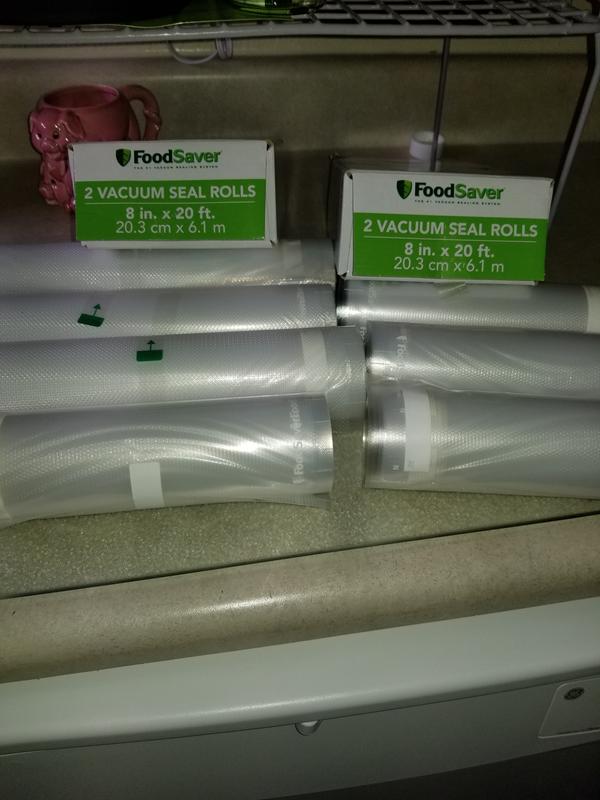 Mesliese Vacuum Sealer Bag Rolls 11''x 16' 6 Rolls