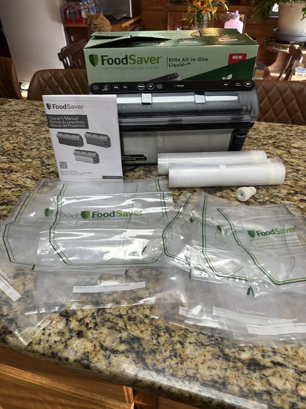 Foodsaver Elite All-in-One Liquid+ Vacuum Sealer, Dark Stainless Steel