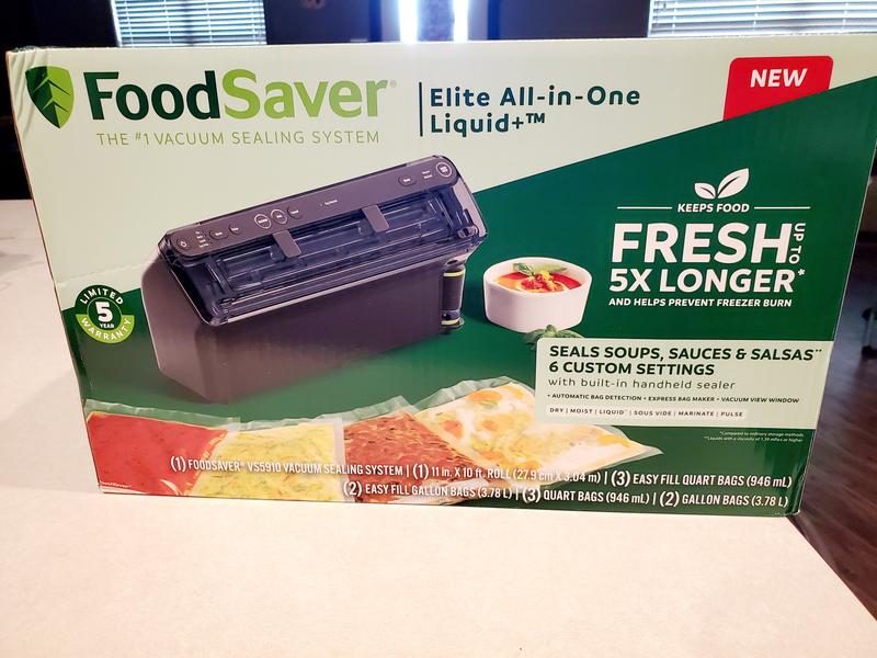 FoodSaver® Elite All-in-One Liquid Vacuum Sealer & Food