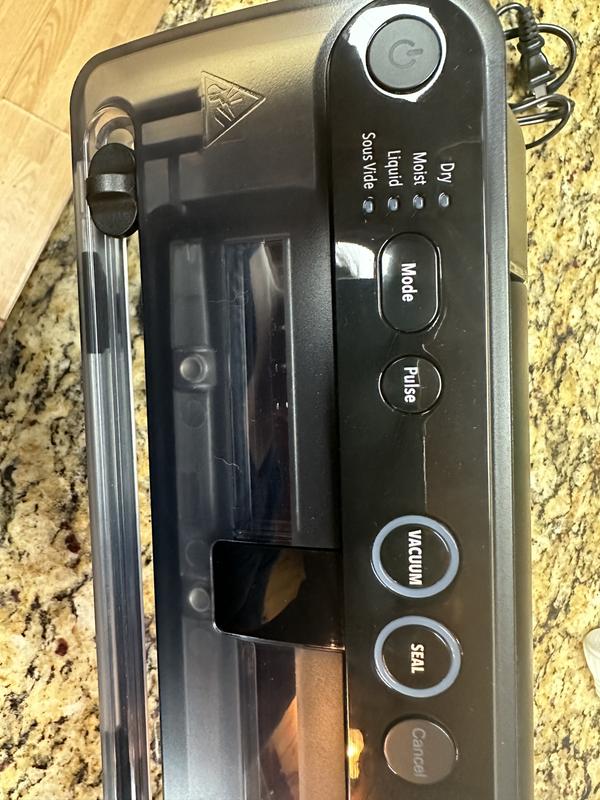 FoodSaver Elite All-in-One Liquid Plus Vacuum Sealer with Bags and Roll  Black