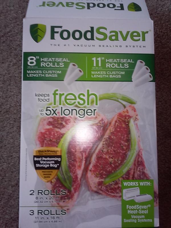 Foodsaver 8 x 15' Vacuum Sealer Roll 2-Pack