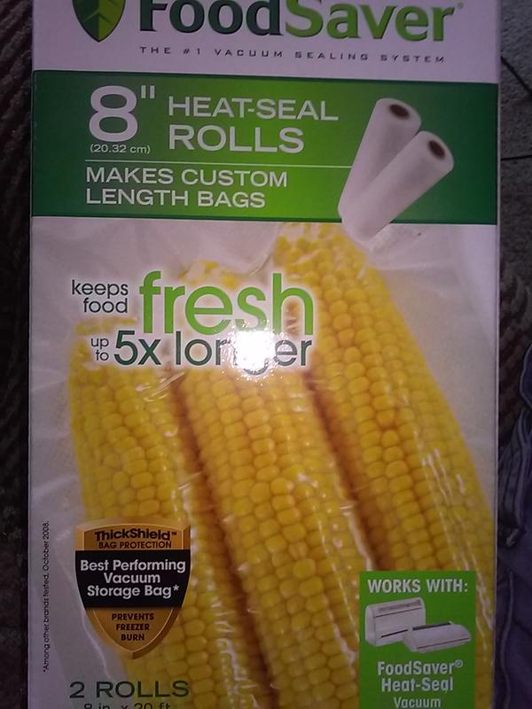 Best Buy: FoodSaver 8 x 20' Heat-Seal Roll Clear FSFSBF0526-P00