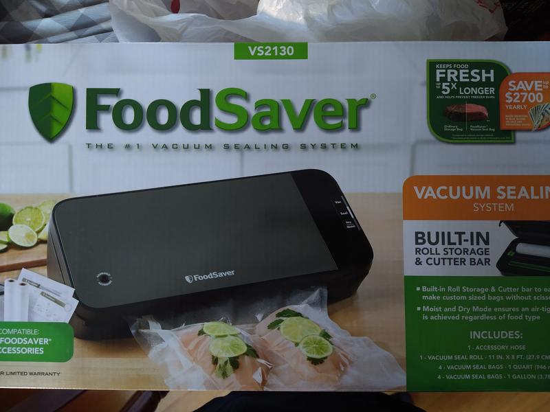 FoodSaver® Vacuum Sealer w/ Roll Storage, Easy Storage, Satin