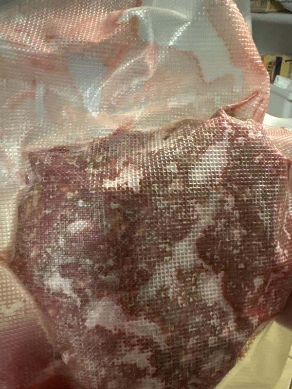 Still air in it, now freezer burned