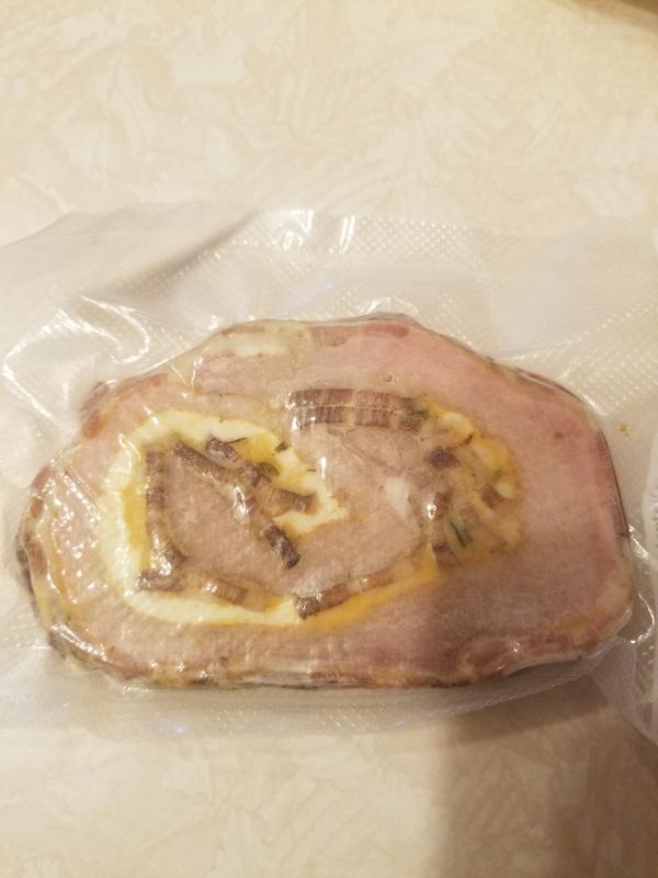 Jalapeno popper stuffed pork loin