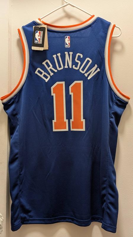 Nike Adult New York Knicks Jalen Brunson #11 Swingman Icon Jersey