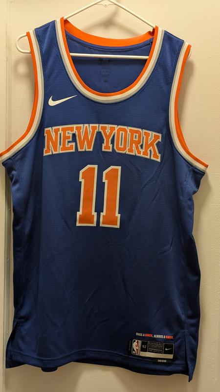 Nike Adult New York Knicks Jalen Brunson #11 Swingman Icon Jersey