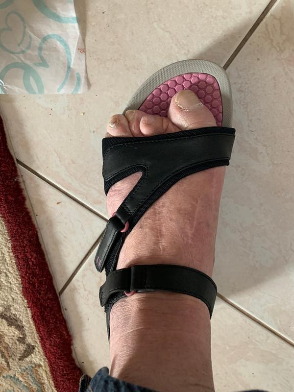 My left foot is secure