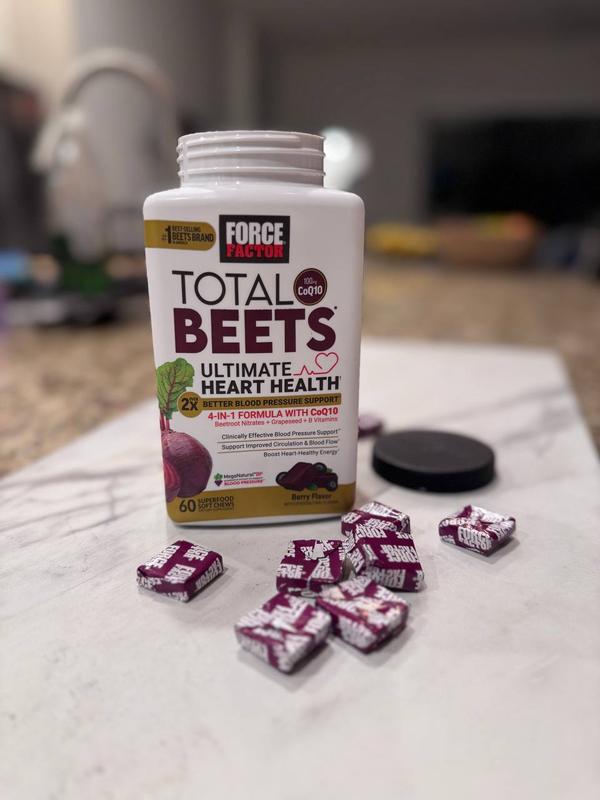 Total Beets Ultimate Heart Health Soft Chews Berry Flavor