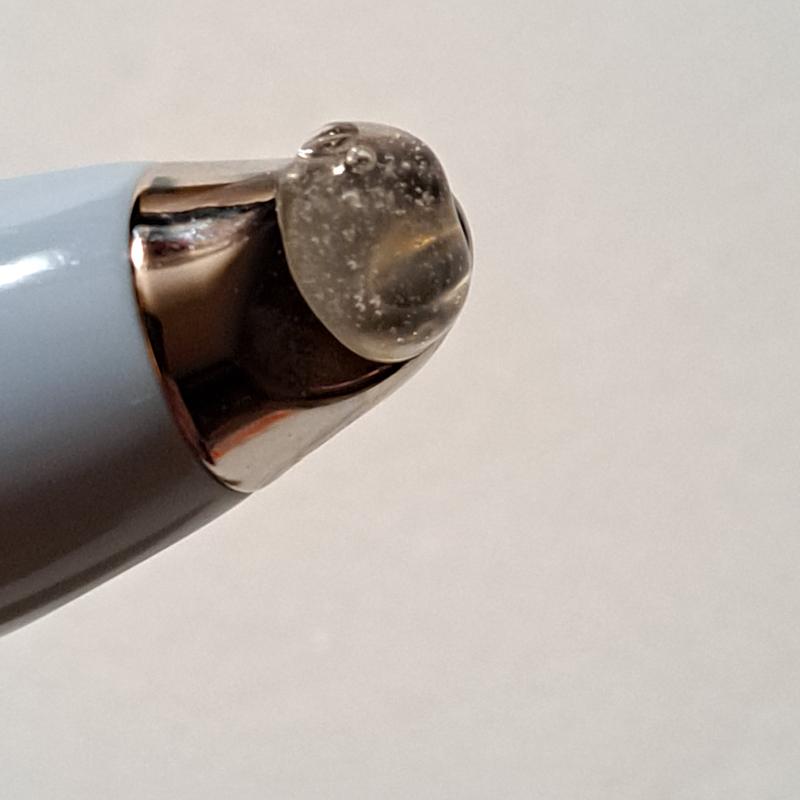 Clear gel like product texture