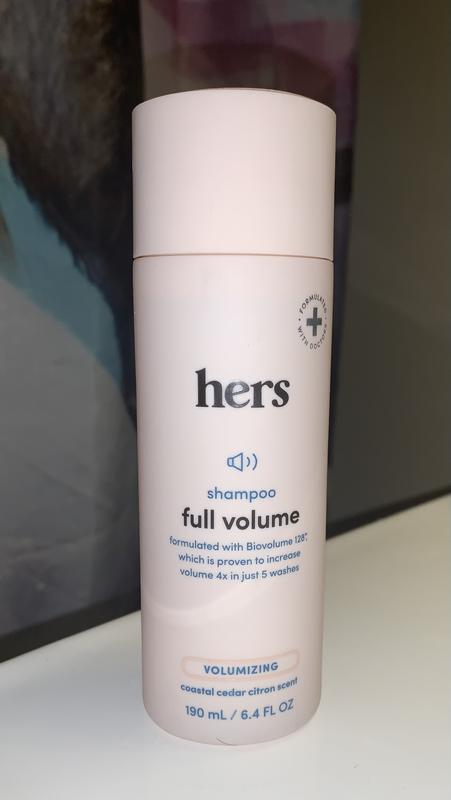 Hers Full Volume Shampoo and Conditioner - Volumizing Shampoo and Conditioner for Women - Soft Cedar & Citron - Adds Volume, Shine & Bounce - 2 x