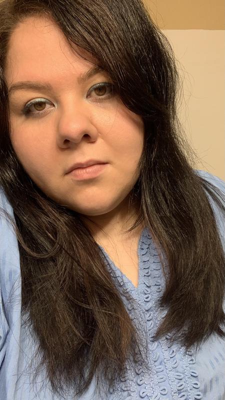 My hair normally, dull and flat.