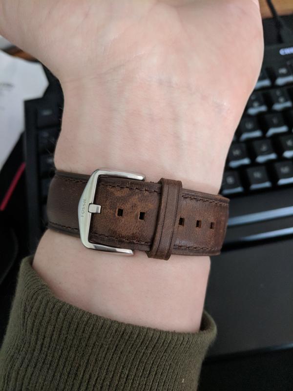 Worn spot on strap after only a week