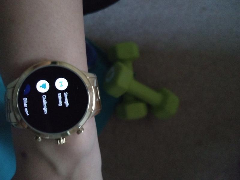 Recording workouts and meeting goals