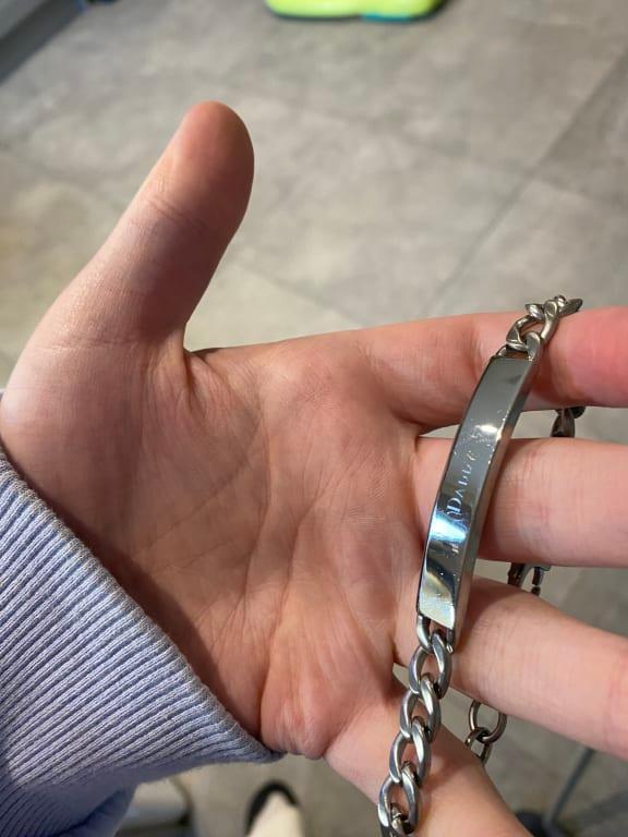 Drew Stainless Steel ID Bracelet - JF04164040 - Fossil Drew Stainless Steel ID Bracelet - JF04164040 - Fossil