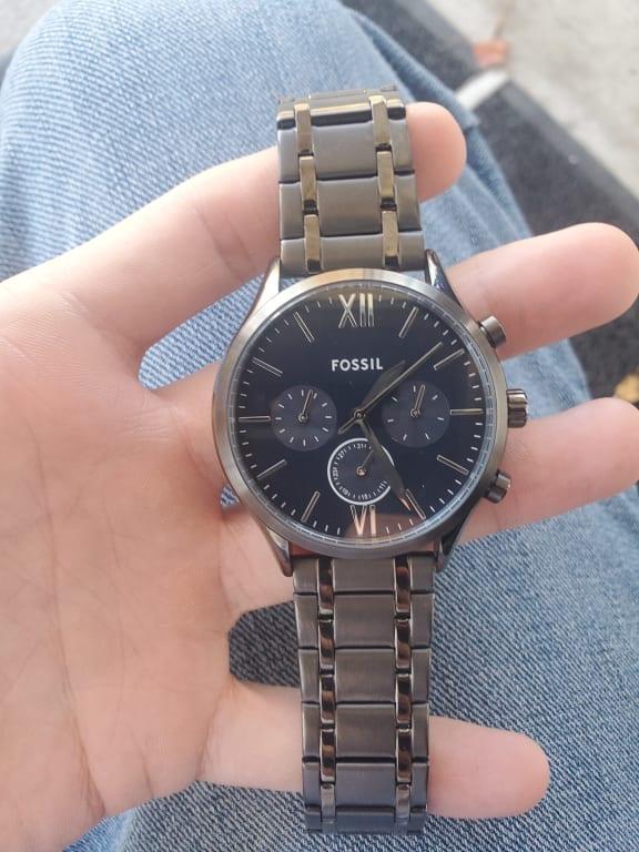 Men's Fenmore Multifunction Gunmetal Gray Bracelet Watch 44mm