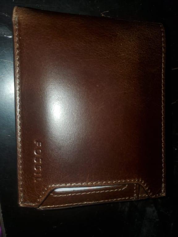 Derrick Leather RFID Sliding 2-in-1 Wallet - ML3685001 - Fossil