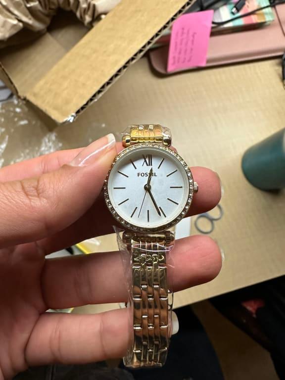 Tillie Mini Three-Hand Gold-Tone Stainless Steel Watch