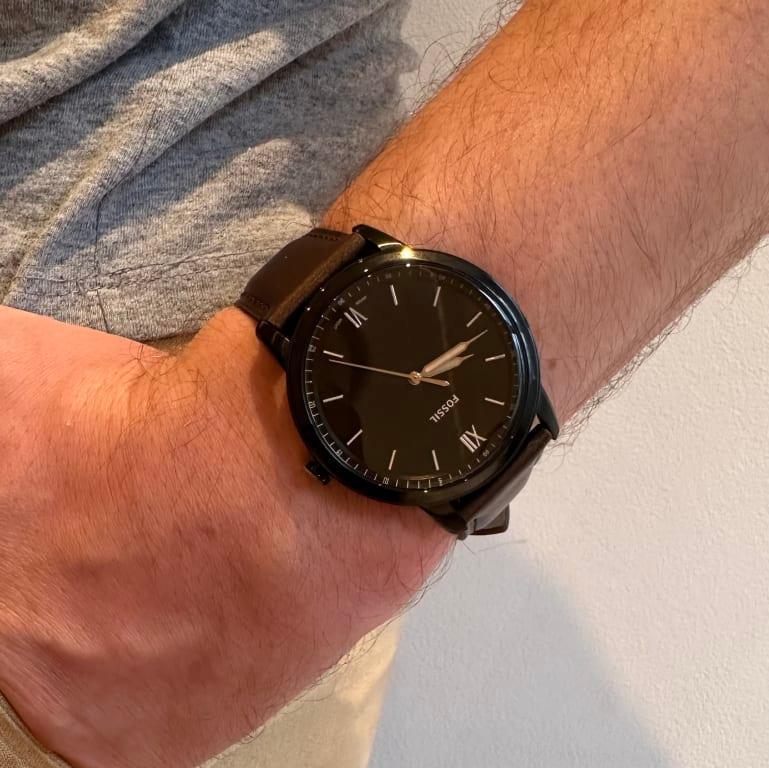 The Minimalist Three-Hand Brown Leather Watch - FS5439 - Fossil