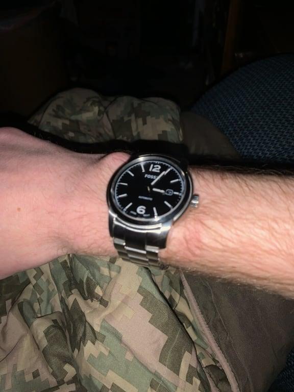 Fossil Heritage Automatic Brown LiteHide™ Leather Watch