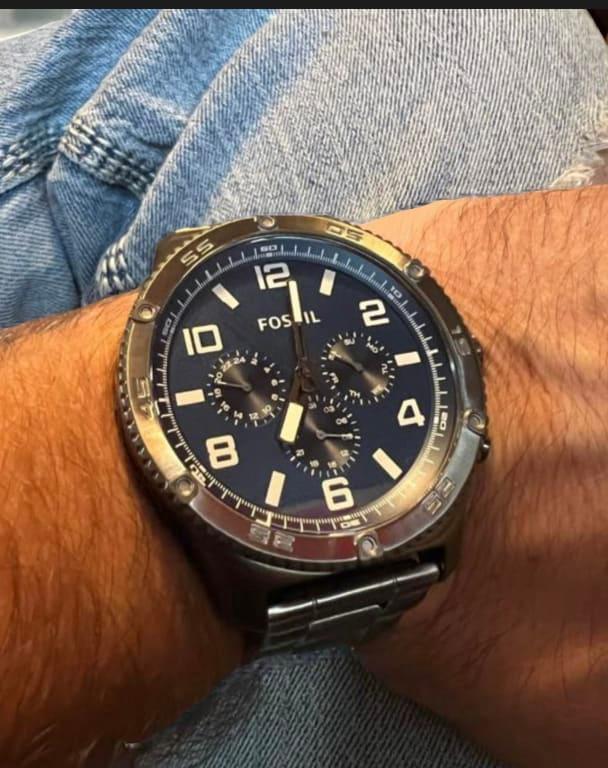 Brox Multifunction Smoke Stainless Steel Watch - BQ2798 - Fossil