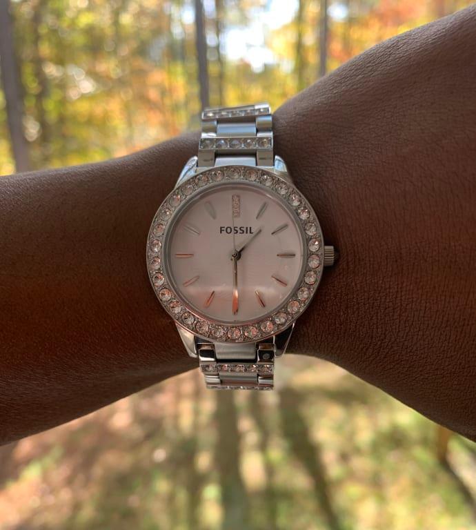 Fossil Women s Jesse Stainless Steel Bracelet Watch 34mm Macy s